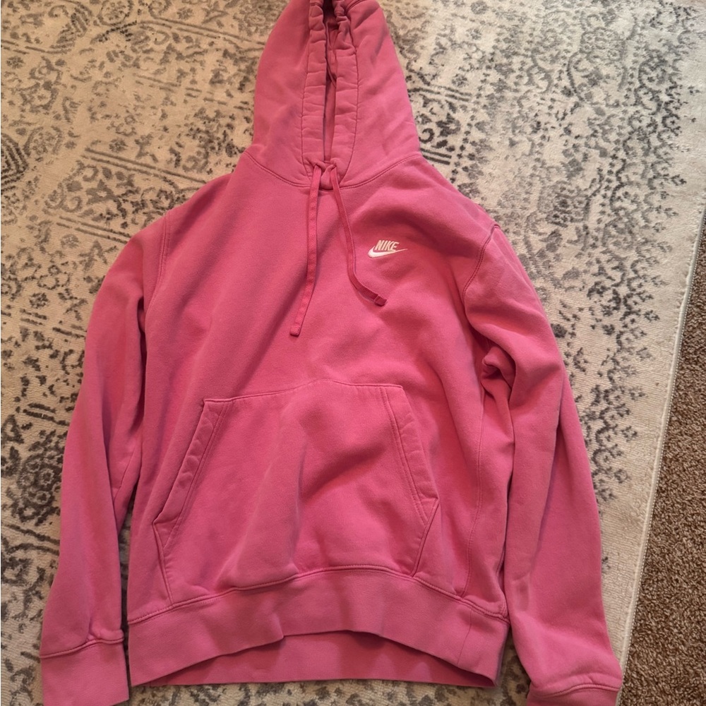 Nike Fleece Hoodie in Vibrant Pink